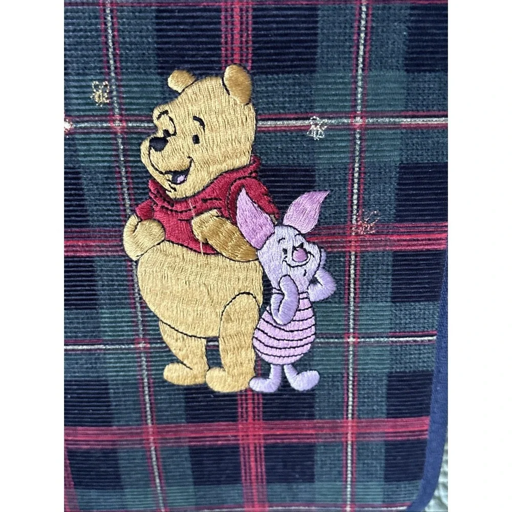 Disney Vintage Winnie The Pooh Piglet Address Book/planner Woven Tapestry Look